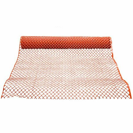 CORTINA SAFETY PRODUCTS 5' x 50' Orange Mid-Grade Safety Fencing 03-907-5MGO - Diamond Pattern 466039075MGO